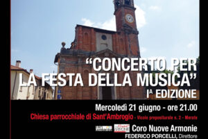 Rassegna Merate Musica- Concerto del 21 giugno – Festa della Musica